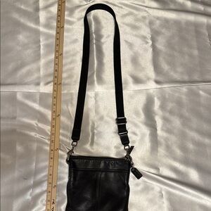 Coach Dark Leather Tag Accessory
